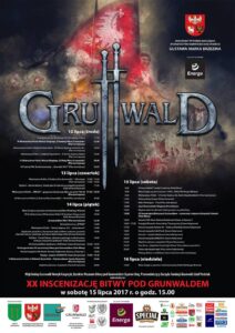 Plakat XX Inscenizacji bitwy pod Grunwaldem