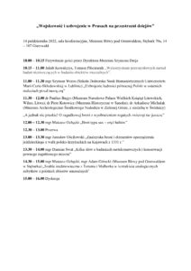 Konferencja bronioznawcza