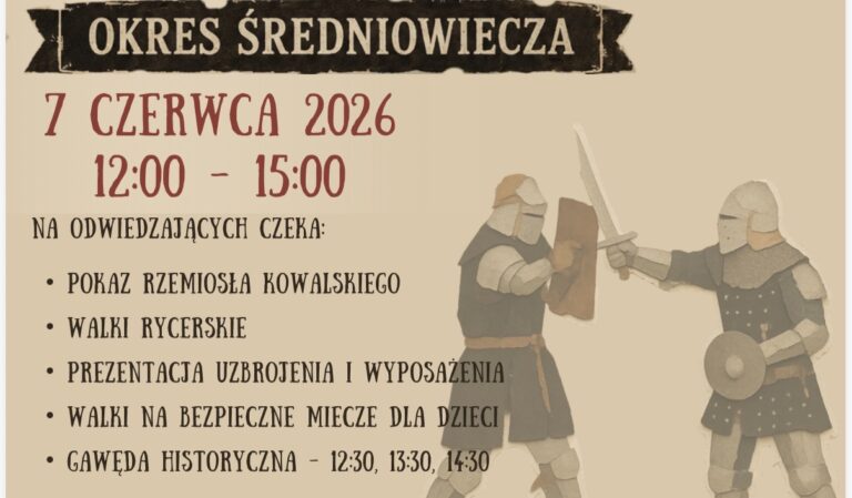 Kolejna impreza tematyczna z cyklu : Spotkanie z żywą historią! – ŚREDNIOWIECZE