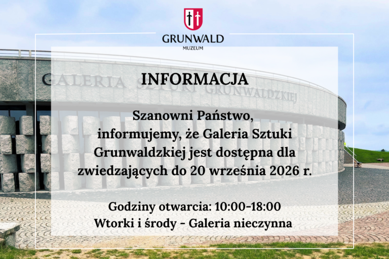 Galeria Sztuki Grunwaldzkiej czynna do 20 września 2026 r.